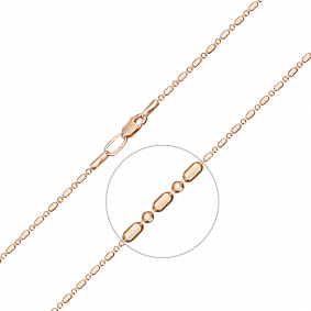 Золотая цепь плетение Перлина Platina 21-1405-150-1110-17 21-1405-150-1110-17 фото