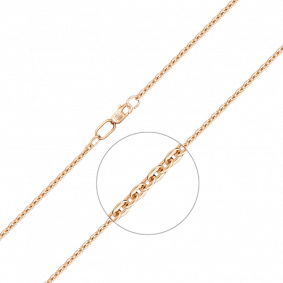 Золотая цепь плетение Якорное Platina 21-1604-060-1110-17 21-1604-060-1110-17 фото