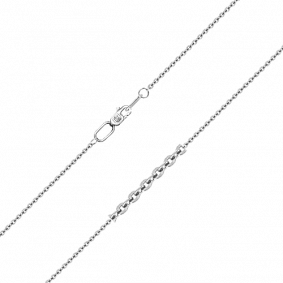 Цепь плетение Якорное из белого золота Platina 21-1617-040-1120-17 21-1617-040-1120-17 фото