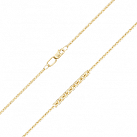 Цепь плетение Якорное из лимонного золота Platina 21-1619-050-1130-17 21-1619-050-1130-17 фото