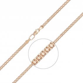 Золотая цепь плетение Бисмарк Platina 21-2003-050-1110-17 21-2003-050-1110-17 фото