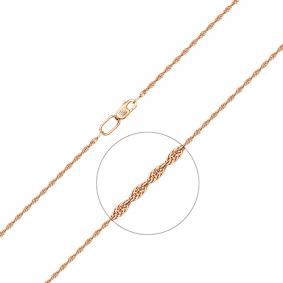 Золотая цепь плетение Кордовая Platina 21-2201-025-1110-17 21-2201-025-1110-17 фото