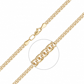 Цепь из лимонного золота Platina 21-2713-050-1130-19 21-2713-050-1130-19 фото