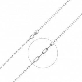 Цепь плетение Якорное из белого золота Platina 21-4111-040-1120-17 21-4111-040-1120-17 фото