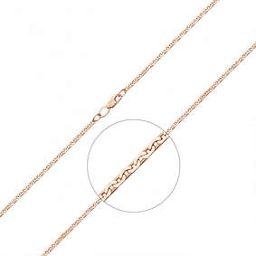 Золотая цепь плетение Якорное Platina 21-4303-060-1110-17 21-4303-060-1110-17 фото