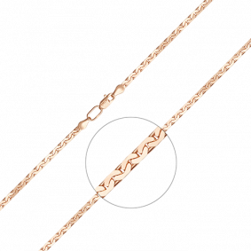 Золотая цепь плетение Якорное Platina 21-4303-080-1110-17 21-4303-080-1110-17 фото