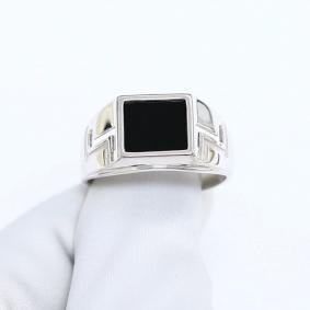 Серебряное кольцо TALANT 21-72-0800-15873 с ониксом 21-72-0800-15873 фото