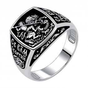 Серебряное кольцо Георгий Победоносец TALANT 21-76-0000-15718 21-76-0000-15718 фото