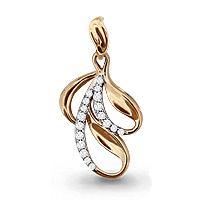 Золотая подвеска AQUAMARINE 21023А 21023А фото