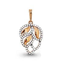 Золотая подвеска AQUAMARINE 21287А 21287А фото