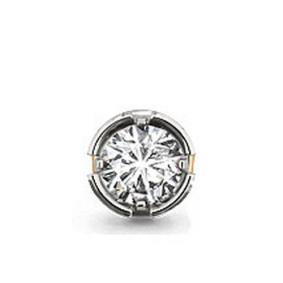 Золотая подвеска AQUAMARINE 21707 с фианитом 21707 фото