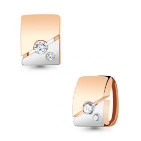 Золотая подвеска AQUAMARINE 21733 с фианитом 21733 фото