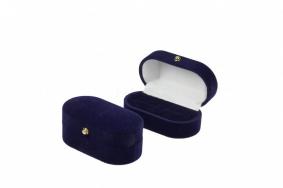 Футляр флокированный овальный под кольцо и серьги серия Классика 21801-с 21801-с фото