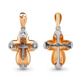 Золотая подвеска AQUAMARINE 22270 с фианитом 22270 фото