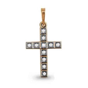 Золотая подвеска AQUAMARINE 22621 с фианитом 22621 фото