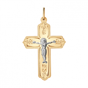 Золотая подвеска Золотые узоры 23-0082 23-0082 фото