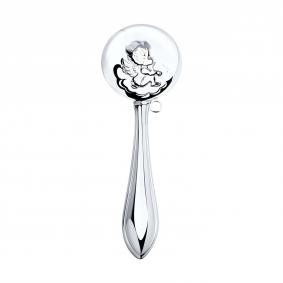 Серебряная погремушка Ангелочек SOKOLOV 2301010018 2301010018 фото