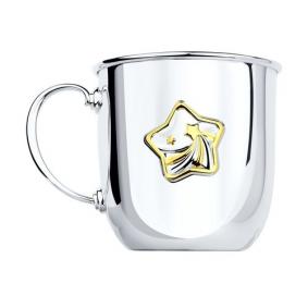 Кружка большая из лимонного золота Звезда SOKOLOV 2302010039 2302010039 фото