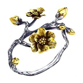 Серебряное кольцо для салфеток SOKOLOV 2303090001 2303090001 фото