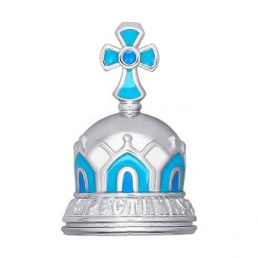 Серебряный колькольчик Крестнику SOKOLOV с эмалью 2304010027 2304010027 фото