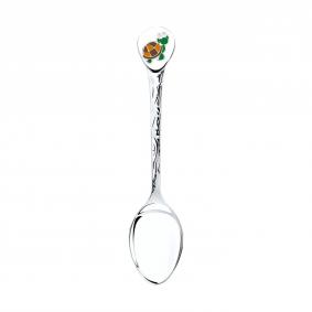 Серебряная ложка Черепаха SOKOLOV с эмалью 2304010072 2304010072 фото