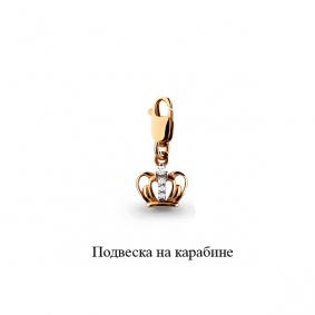 Золотая подвеска AQUAMARINE 23225 23225 фото