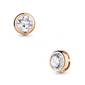 Золотая подвеска AQUAMARINE 23511 с Swarovski 23511 фото