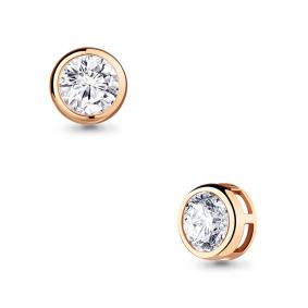 Золотая подвеска AQUAMARINE 235111 с фианитом 235111 фото