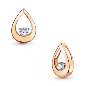 Золотая подвеска AQUAMARINE 24223 с фианитом 24223 фото