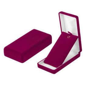 Футляр флокированный под серьги и подвеску серия  Классика 24703-б 24703-б фото