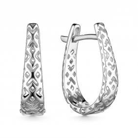 Золотые серьги АЛЬКОР 25845-200 с бриллиантом 25845-200 фото