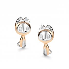 Золотые серьги АЛЬКОР 25933-100 с бриллиантом 25933-100 фото