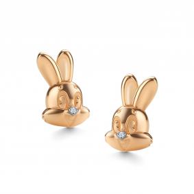 Золотые серьги АЛЬКОР 25994-100 с бриллиантом 25994-100 фото