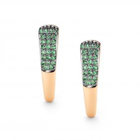 Золотые серьги АЛЬКОР 26356-176 с бриллиантом 26356-176 фото