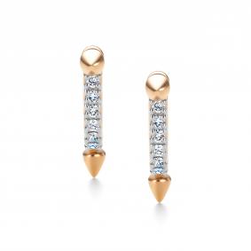 Золотые серьги АЛЬКОР 26560-100 с бриллиантом 26560-100 фото