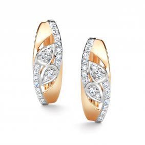 Золотые серьги АЛЬКОР 26567-100 с бриллиантом 26567-100 фото