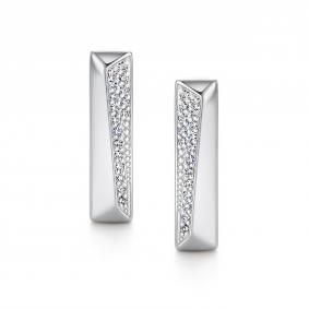 Золотые серьги АЛЬКОР 26604-200 с бриллиантом 26604-200 фото