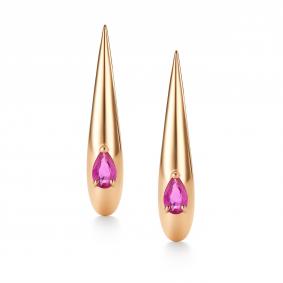 Золотые серьги АЛЬКОР 26630-103 с рубином 26630-103 фото