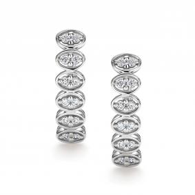 Золотые серьги АЛЬКОР 26654-200 с бриллиантом 26654-200 фото