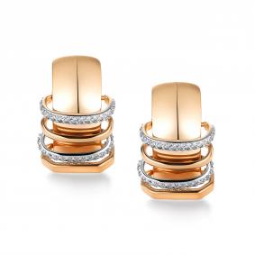 Золотые серьги АЛЬКОР 26661-100 с бриллиантом 26661-100 фото