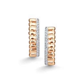 Золотые серьги АЛЬКОР 26689-100 с бриллиантом 26689-100 фото