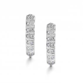 Золотые серьги АЛЬКОР 26878-100 с бриллиантом 26878-100 фото