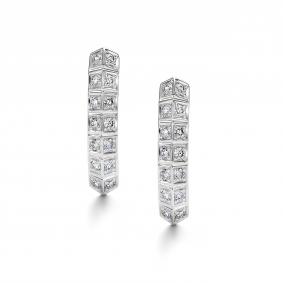 Золотые серьги АЛЬКОР 26878-200 с бриллиантом 26878-200 фото