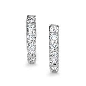 Золотые серьги АЛЬКОР 26881-200 с бриллиантом 26881-200 фото