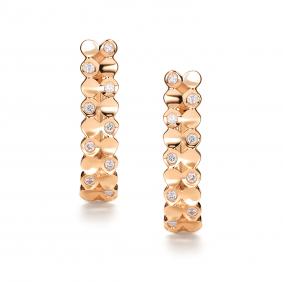 Золотые серьги АЛЬКОР 26883-100 с бриллиантом 26883-100 фото