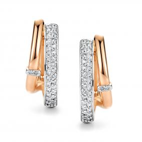 Золотые серьги АЛЬКОР 26899-100 с бриллиантом 26899-100 фото