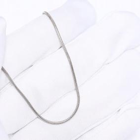 Серебряная цепь плетение Снейк (Тонда) Высоковы 585 28-037035-104002 28-037035-104002 фото