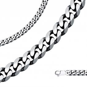 Цепь плетение Панцирное из черненого серебра Высоковы 585 28-040140-105002 28-040140-105002 фото