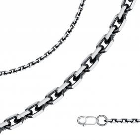 Цепь плетение Якорное из черненого серебра Высоковы 585 28-041120-105002 28-041120-105002 фото
