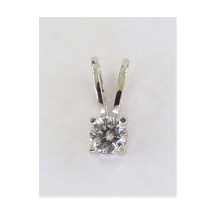 Подвеска из белого золота Золотые узоры 3-2056 с цирконием 3-2056 фото